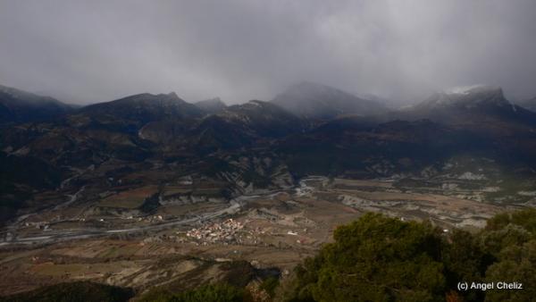 Laspuña, Escalona y paisaje del valle del Cinca
