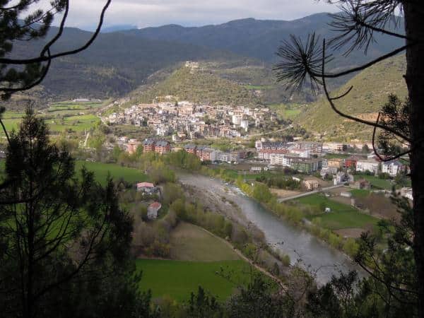 Boltaña vista desde la Madalena