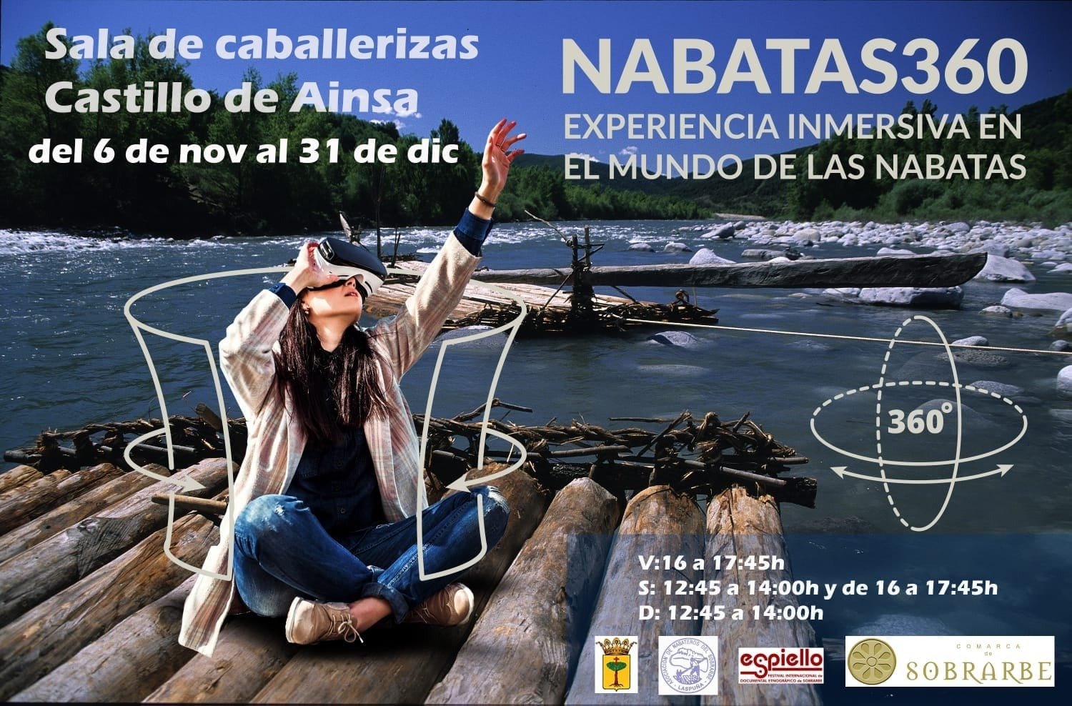 Nabatas 360º Experiencia Inmersión Castillo de Ainsa