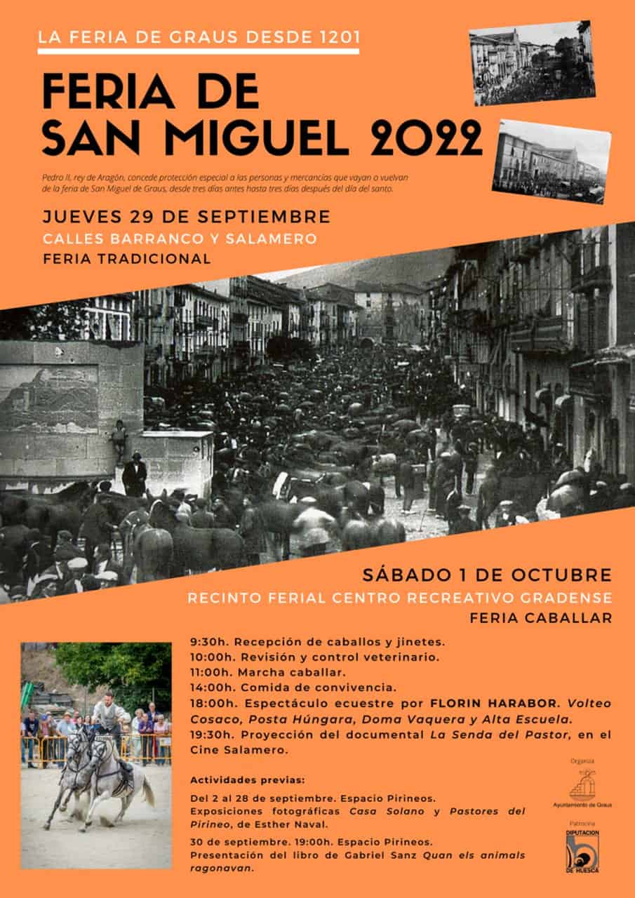 GRAUS: Feria de San Miguel 2022 - 29 Septiembre - 1 Octubre